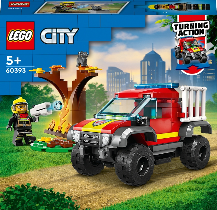 LEGO City Fire 60393 - 4x4 Fire Truck Rescue in the group TOYS, KIDS & BABY PRODUCTS / Toys / Building toys / Lego at TP E-commerce Nordic AB (C32766)