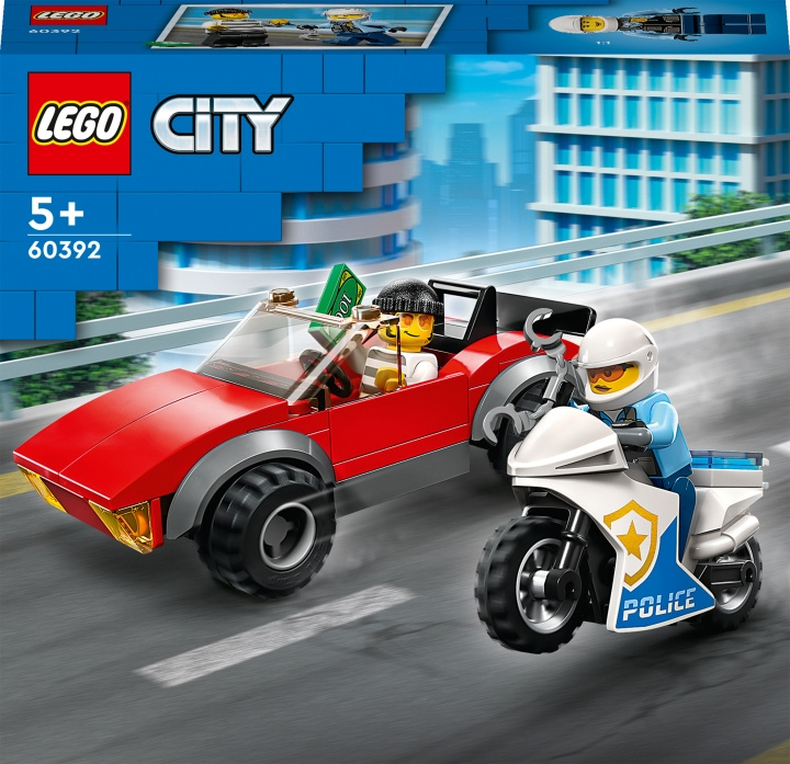 LEGO City Police 60392 - Police Bike Car Chase in the group TOYS, KIDS & BABY PRODUCTS / Toys / Building toys / Lego at TP E-commerce Nordic AB (C32775)