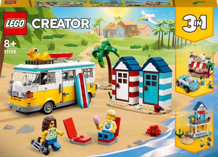 LEGO Creator 31138 - Beach Camper Van in the group TOYS, KIDS & BABY PRODUCTS / Toys / Building toys / Lego at TP E-commerce Nordic AB (C32782)