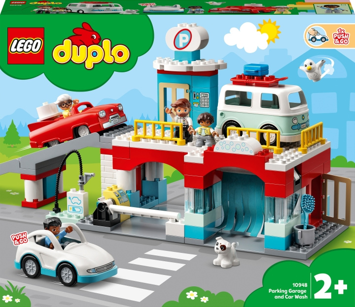 LEGO DUPLO Town 10948 - Parkeringshus och biltvätt in the group TOYS, KIDS & BABY PRODUCTS / Toys / Building toys / Lego at TP E-commerce Nordic AB (C32820)
