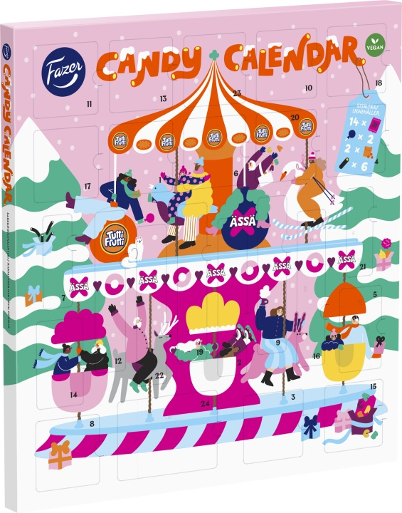 Fazer Candy Calendar Julkalender 500 g in the group TOYS, KIDS & BABY PRODUCTS / Toys / Advent calendar at TP E-commerce Nordic AB (C32976)