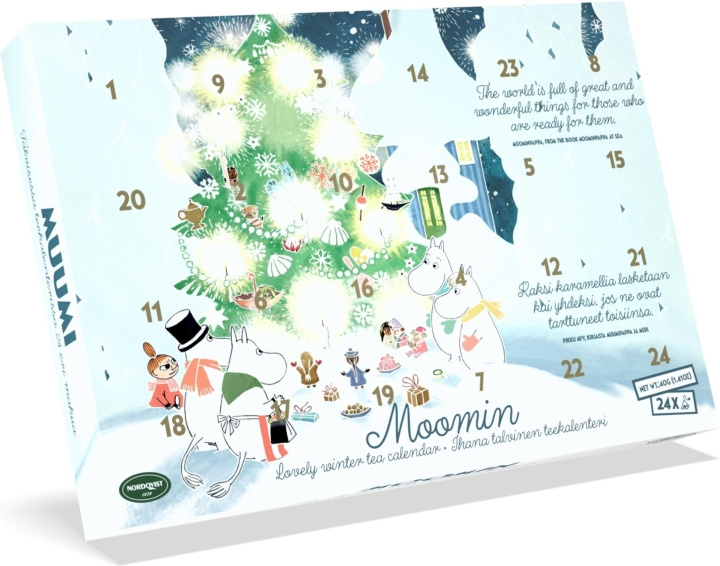 Nordqvist Moomin Lovely Winter Tea - Advent Calendar, 40 g in the group TOYS, KIDS & BABY PRODUCTS / Toys / Advent calendar at TP E-commerce Nordic AB (C32993)