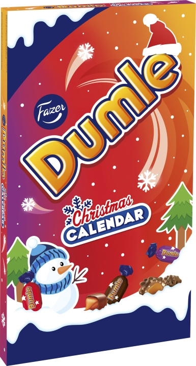 Fazer Dumle - Christmas Calendar, 210 g in the group TOYS, KIDS & BABY PRODUCTS / Toys / Advent calendar at TP E-commerce Nordic AB (C32995)