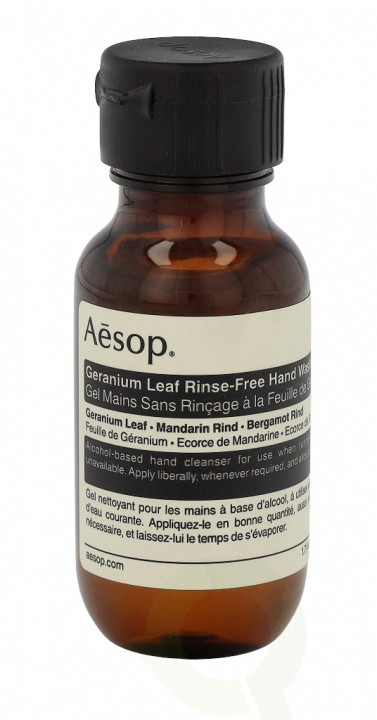 Aesop Geranium Leaf Rinse-Free Hand Wash carton @ 1 piece x 50 ml in the group BEAUTY & HEALTH / Skin care / Body health / Scented soaps at TP E-commerce Nordic AB (C33004)