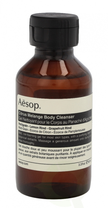 Aesop Citrus Melange Body Cleanser carton @ 1 piece x 100 ml in the group BEAUTY & HEALTH / Skin care / Body health / Bath & Shower gels at TP E-commerce Nordic AB (C33008)