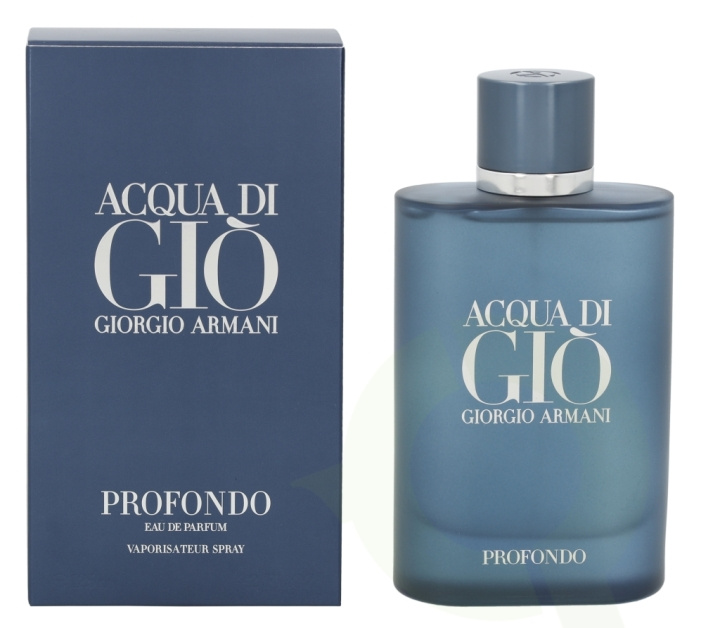 Armani Acqua Di Gio Profondo Edp Spray carton @ 1 bottle x 125 ml in the group BEAUTY & HEALTH / Fragrance & Perfume / Perfumes / Perfume for him at TP E-commerce Nordic AB (C33037)