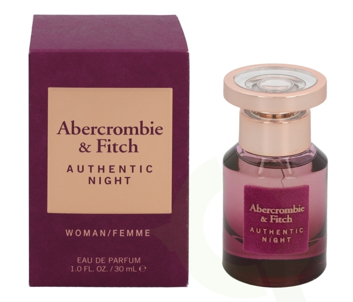 Abercrombie & Fitch Authentic Night Women Edp Spray carton @ 1 bottle x 30 ml in the group BEAUTY & HEALTH / Fragrance & Perfume / Perfumes / Perfume for her at TP E-commerce Nordic AB (C33050)
