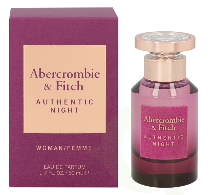 Abercrombie & Fitch Authentic Night Women Edp Spray carton @ 1 bottle x 50 ml in the group BEAUTY & HEALTH / Fragrance & Perfume / Perfumes / Perfume for her at TP E-commerce Nordic AB (C33051)