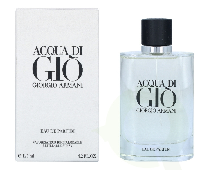Armani Acqua di Gio Pour Homme Edp Spray carton @ 1 bottle x 125 ml in the group BEAUTY & HEALTH / Fragrance & Perfume / Perfumes / Perfume for him at TP E-commerce Nordic AB (C33093)