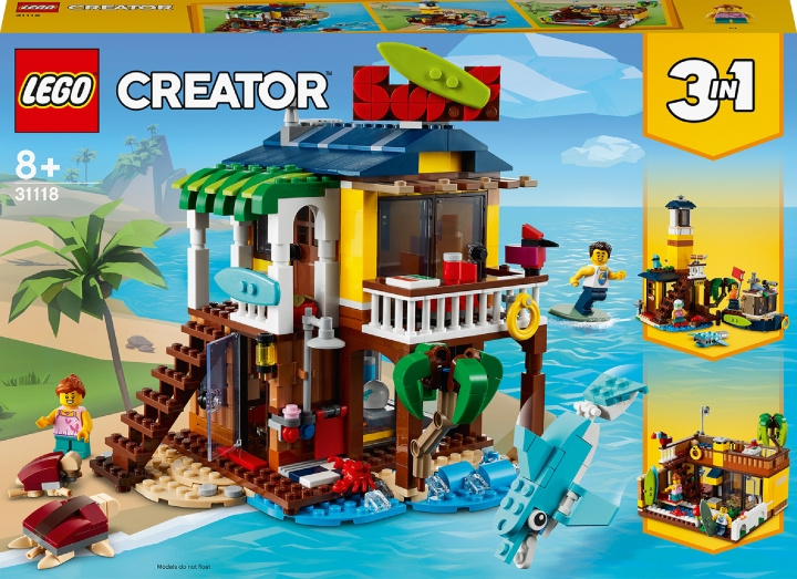 LEGO Creator 31118 - Surfer Beach House in the group TOYS, KIDS & BABY PRODUCTS / Toys / Building toys / Lego at TP E-commerce Nordic AB (C33308)