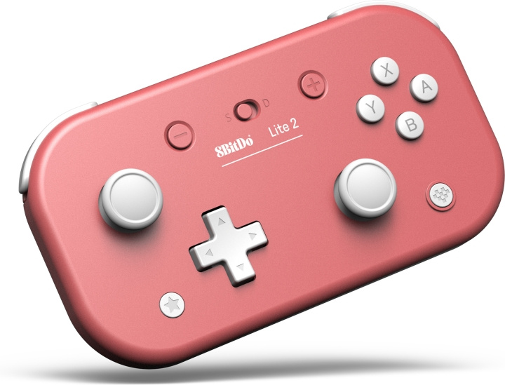 8BitDo Lite 2 Game Controller, Pink, Switch in the group HOME ELECTRONICS / Game consoles & Accessories / Nintendo Switch / Accessories at TP E-commerce Nordic AB (C33354)