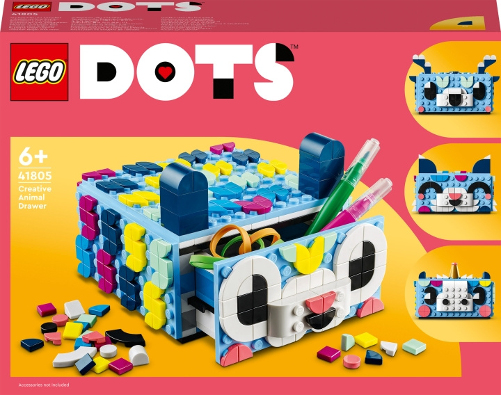 LEGO DOTS 41805 - Creative Animal Drawer in the group TOYS, KIDS & BABY PRODUCTS / Toys / Building toys / Lego at TP E-commerce Nordic AB (C33363)