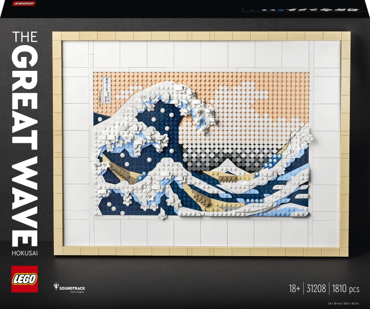 LEGO ART 31208 - Hokusai – The Great Wave in the group TOYS, KIDS & BABY PRODUCTS / Toys / Building toys / Lego at TP E-commerce Nordic AB (C33373)