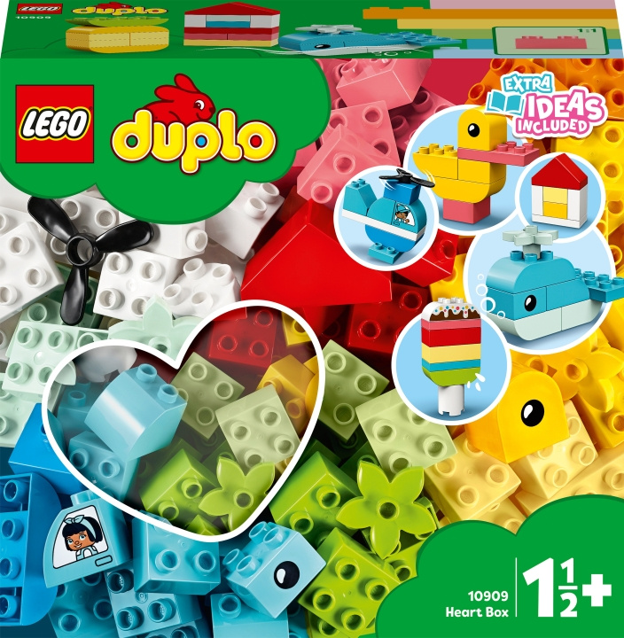 LEGO DUPLO Classic 10909 - Heart Box in the group TOYS, KIDS & BABY PRODUCTS / Toys / Building toys / Lego at TP E-commerce Nordic AB (C33404)