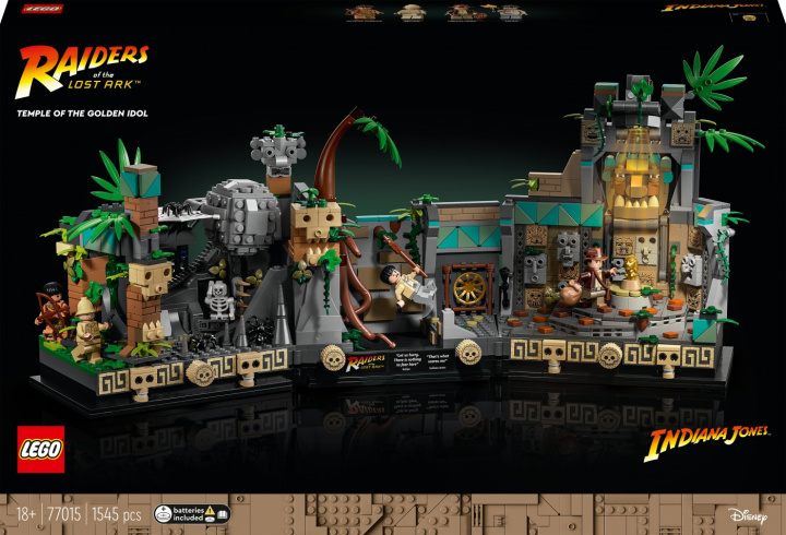 LEGO Indiana Jones 77015 - Temple of the Golden Idol in the group TOYS, KIDS & BABY PRODUCTS / Toys / Building toys / Lego at TP E-commerce Nordic AB (C33407)