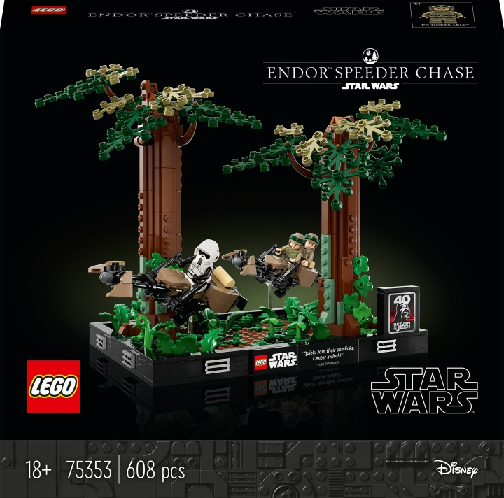 LEGO Star Wars 75353 - Endor™ Speeder Chase Diorama in the group TOYS, KIDS & BABY PRODUCTS / Toys / Building toys / Lego at TP E-commerce Nordic AB (C33415)