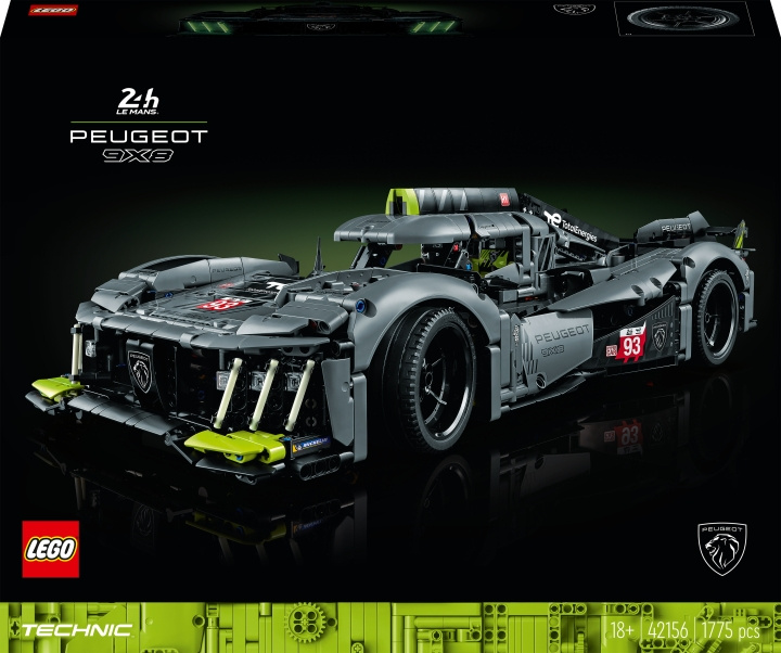 LEGO Technic 42156 - PEUGEOT 9X8 24H Le Mans Hybrid Hypercar in the group TOYS, KIDS & BABY PRODUCTS / Toys / Building toys / Lego at TP E-commerce Nordic AB (C33416)