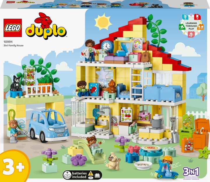 LEGO DUPLO Town 10994 - 3in1 Family House in the group TOYS, KIDS & BABY PRODUCTS / Toys / Building toys / Lego at TP E-commerce Nordic AB (C33419)