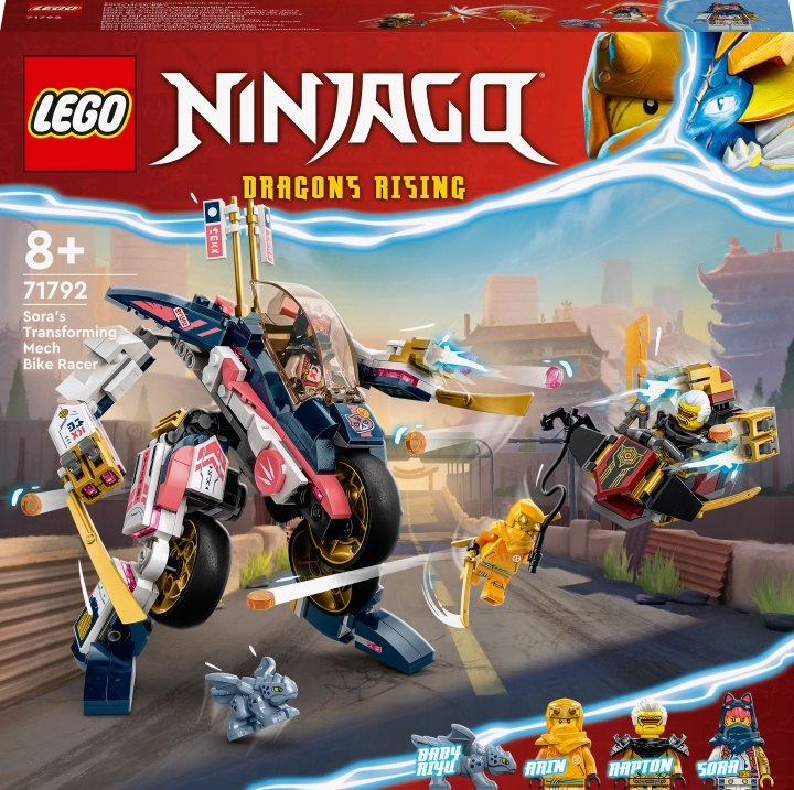 LEGO Ninjago 71792 - Sora\'s Transforming Mech Bike Racer in the group TOYS, KIDS & BABY PRODUCTS / Toys / Building toys / Lego at TP E-commerce Nordic AB (C33436)
