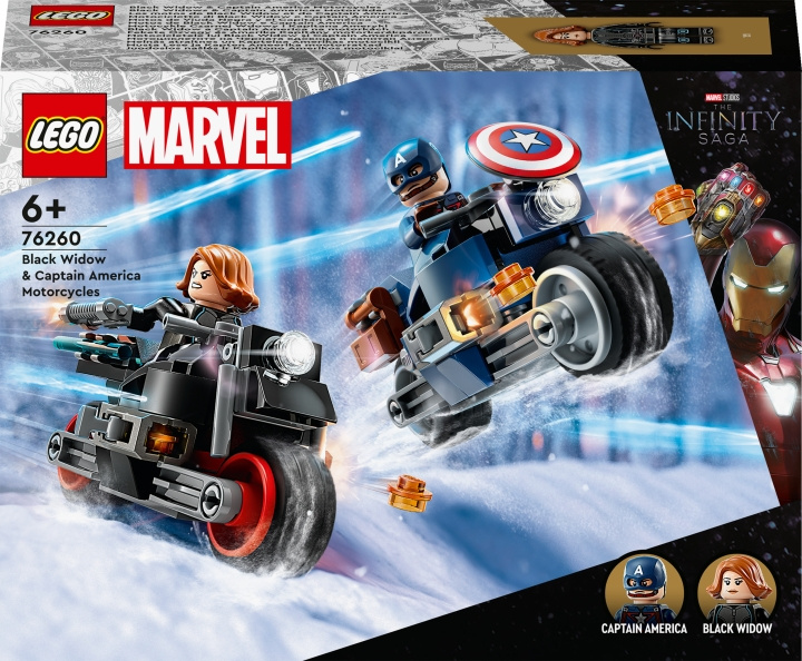 LEGO Super Heroes Marvel 76260 - Black Widow & Captain America Motorcycles in the group TOYS, KIDS & BABY PRODUCTS / Toys / Building toys / Lego at TP E-commerce Nordic AB (C33456)