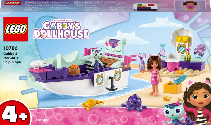 LEGO Gabbyn nukketalo 10786 - Gabby & MerCat\'s Ship & Spa in the group TOYS, KIDS & BABY PRODUCTS / Toys / Building toys / Lego at TP E-commerce Nordic AB (C33460)