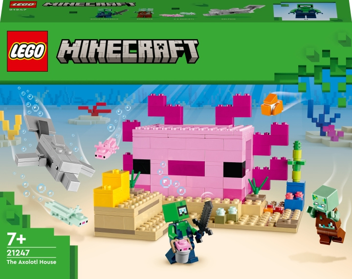 LEGO Minecraft 21247 - The Axolotl House in the group TOYS, KIDS & BABY PRODUCTS / Toys / Building toys / Lego at TP E-commerce Nordic AB (C33468)