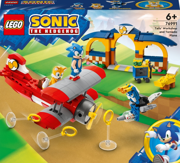 LEGO Sonic the Hedgehog 76991 - Tails\' Workshop and Tornado Plane in the group TOYS, KIDS & BABY PRODUCTS / Toys / Building toys / Lego at TP E-commerce Nordic AB (C33475)