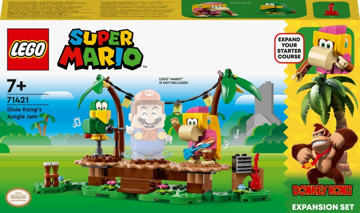 LEGO Super Mario 71421 - Dixie Kong\'s Jungle Jam Expansion Set in the group TOYS, KIDS & BABY PRODUCTS / Toys / Building toys / Lego at TP E-commerce Nordic AB (C33493)