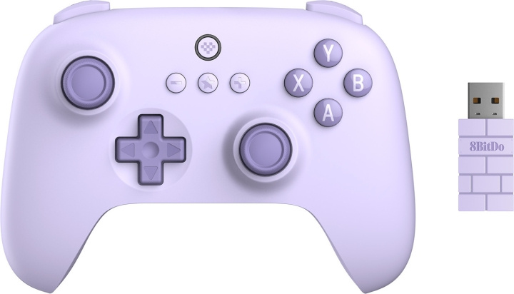 8BitDo Ultimate C 2.4G Wireless Game Controller, Purple, Windows / Android in the group COMPUTERS & PERIPHERALS / GAMING / Gaming accessories at TP E-commerce Nordic AB (C33513)