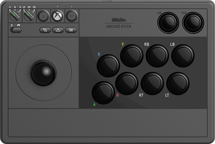 8BitDo Arcade Stick, Black, Xbox / PC in the group COMPUTERS & PERIPHERALS / GAMING / Gaming accessories at TP E-commerce Nordic AB (C33517)