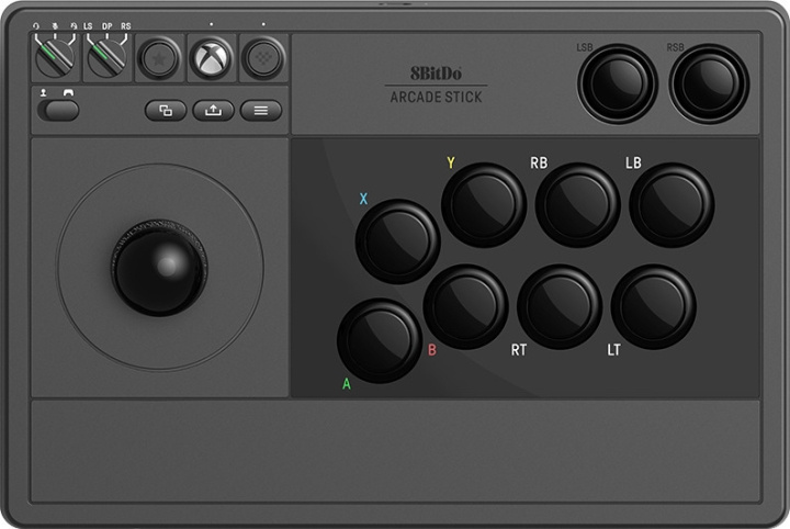 8BitDo Arcade Stick, Black, Xbox / PC in the group COMPUTERS & PERIPHERALS / GAMING / Gamepad at TP E-commerce Nordic AB (C33517)