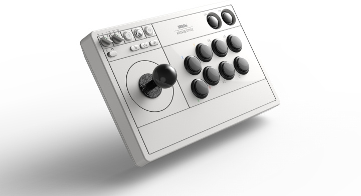 8BitDo Arcade Stick, White, Xbox / PC in the group COMPUTERS & PERIPHERALS / GAMING / Gaming accessories at TP E-commerce Nordic AB (C33518)