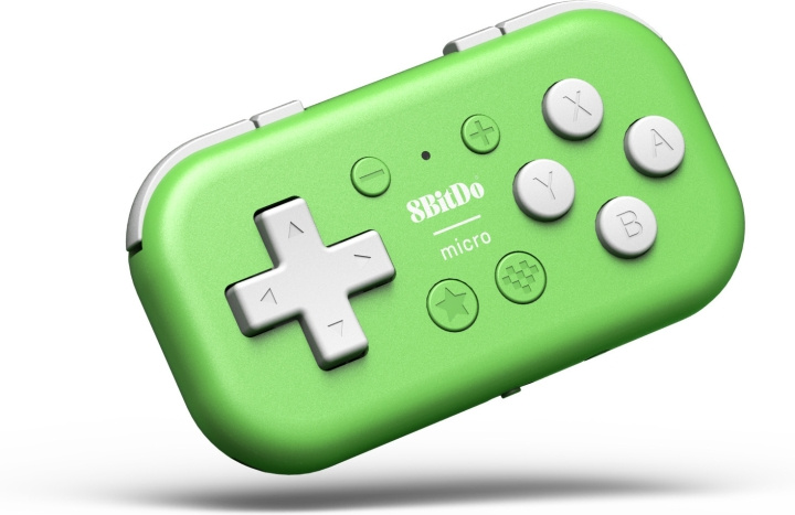 8BitDo Micro Bluetooth Gamepad, Green, Switch / Android / Raspberry Pi in the group HOME ELECTRONICS / Game consoles & Accessories / Nintendo Switch / Accessories at TP E-commerce Nordic AB (C33524)