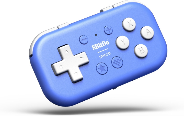 8BitDo Micro Bluetooth Gamepad, Blue, Switch / Android / Raspberry Pi in the group HOME ELECTRONICS / Game consoles & Accessories / Nintendo Switch / Accessories at TP E-commerce Nordic AB (C33525)
