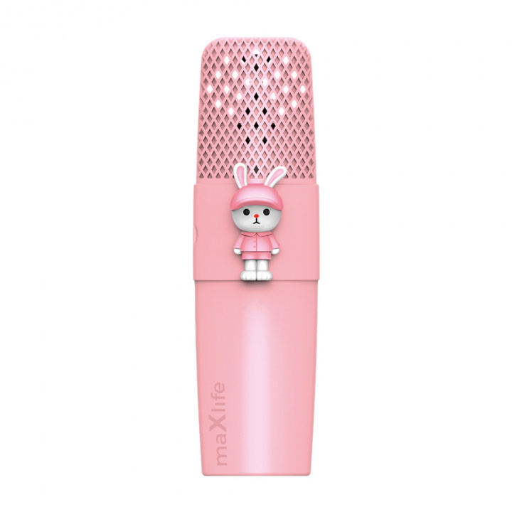 Maxlife Animal MXBM-500 - Bluetooth Karaoke Microphone with Speaker, Pink in the group HOME ELECTRONICS / Audio & Picture / Handheld Microphones at TP E-commerce Nordic AB (C33686)