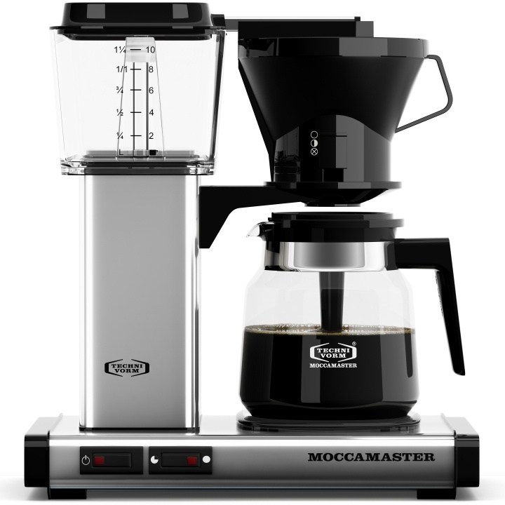 Moccamaster Manual Polished Silver in the group HOME, HOUSEHOLD & GARDEN / Household appliances / Coffee makers and accessories / Drip coffee makers at TP E-commerce Nordic AB (C33697)