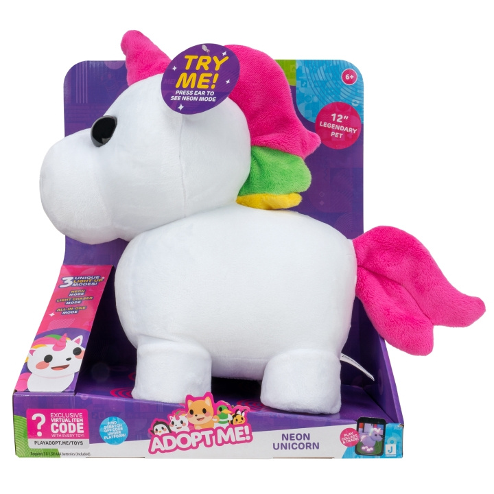 Adopt Me Mega Neon Unicorn 30CM in the group TOYS, KIDS & BABY PRODUCTS / Baby toys / stuffed animals at TP E-commerce Nordic AB (C33705)
