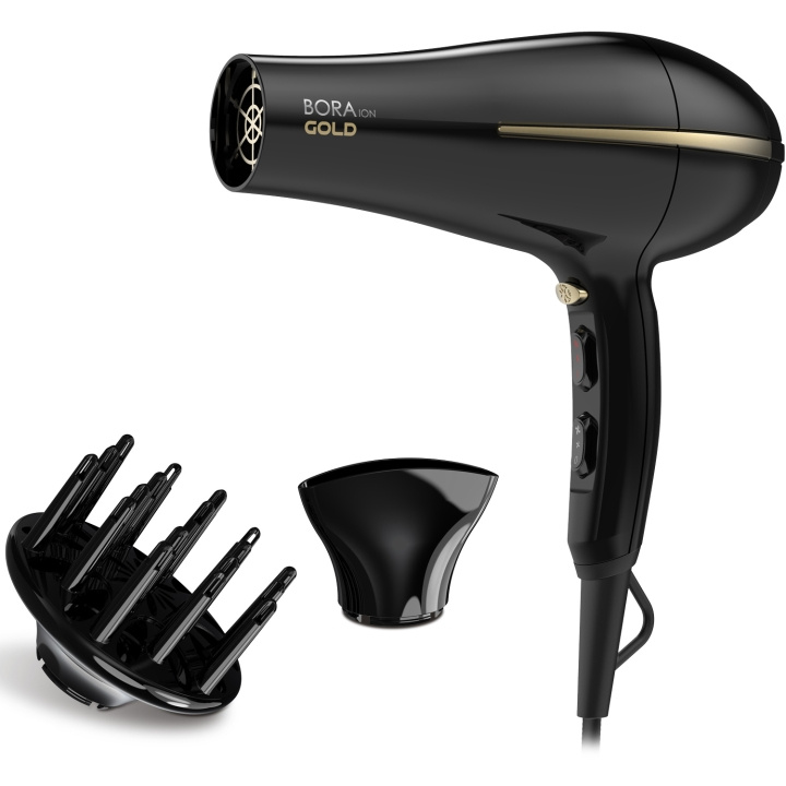 GA.MA Hårfön Bora GOLD GH0825 in the group BEAUTY & HEALTH / Hair & Styling / Styling Tools / Hair dryer at TP E-commerce Nordic AB (C33736)