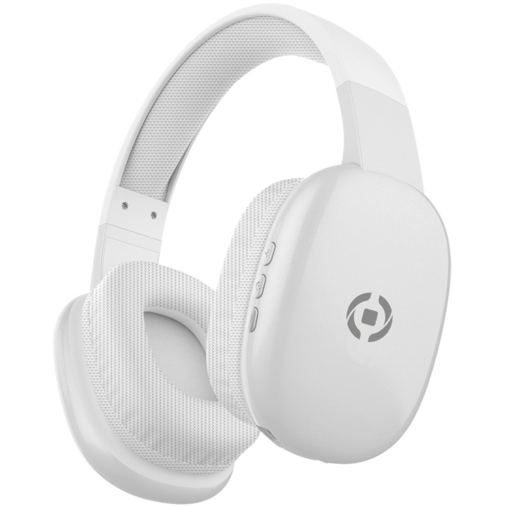 Celly Freebeat Trådlösa hörlurar Over-ear Vit in the group HOME ELECTRONICS / Audio & Picture / Headphones & Accessories / Headphones at TP E-commerce Nordic AB (C33772)