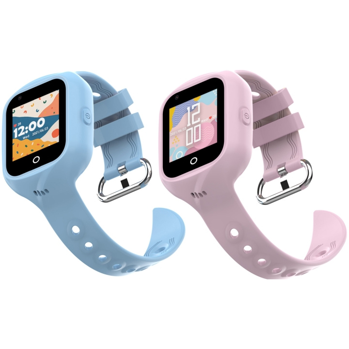 Celly Kidswatch 4G Smartwatch för barn Blå + Rosa rem in the group Sport, leisure & Hobby / Smartwatch & Activity trackers / Smartwatch for kids at TP E-commerce Nordic AB (C33785)