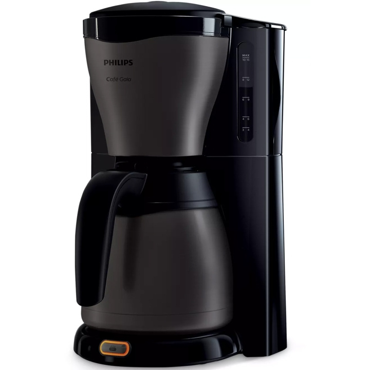 Philips Kaffebryggare Café Gaia Termiskt Titan HD7547/80 in the group HOME, HOUSEHOLD & GARDEN / Household appliances / Coffee makers and accessories / Drip coffee makers at TP E-commerce Nordic AB (C33801)