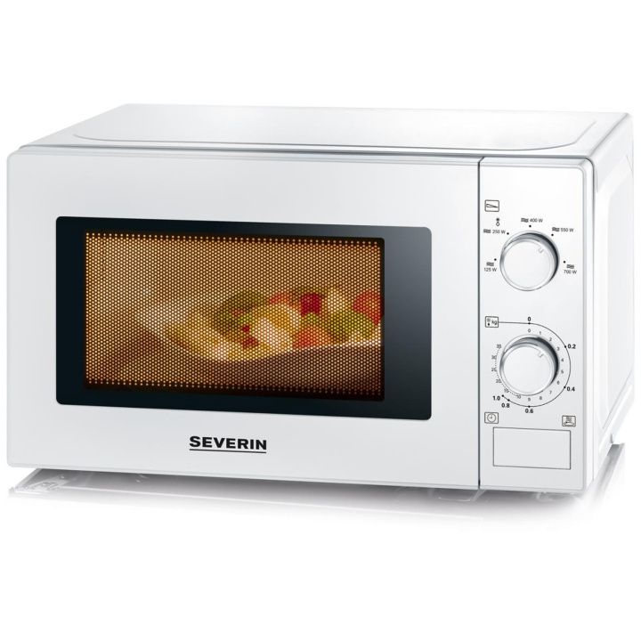 Severin Mikrovågsugn 700W 20 liter MW7770 Vit Mekanisk in the group HOME, HOUSEHOLD & GARDEN / Household appliances / Microwave ovens at TP E-commerce Nordic AB (C33827)