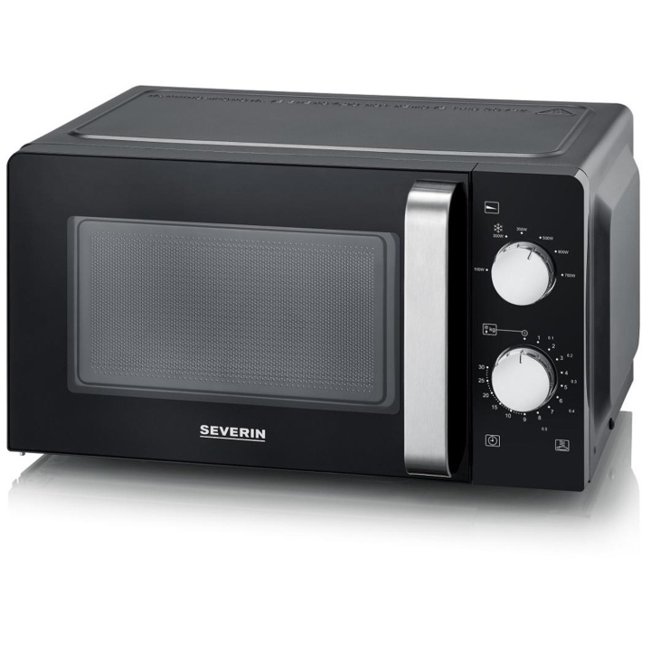 Severin Mikrovågsugn Svart 700W 17 liter MW 7886 in the group HOME, HOUSEHOLD & GARDEN / Household appliances / Microwave ovens at TP E-commerce Nordic AB (C33832)