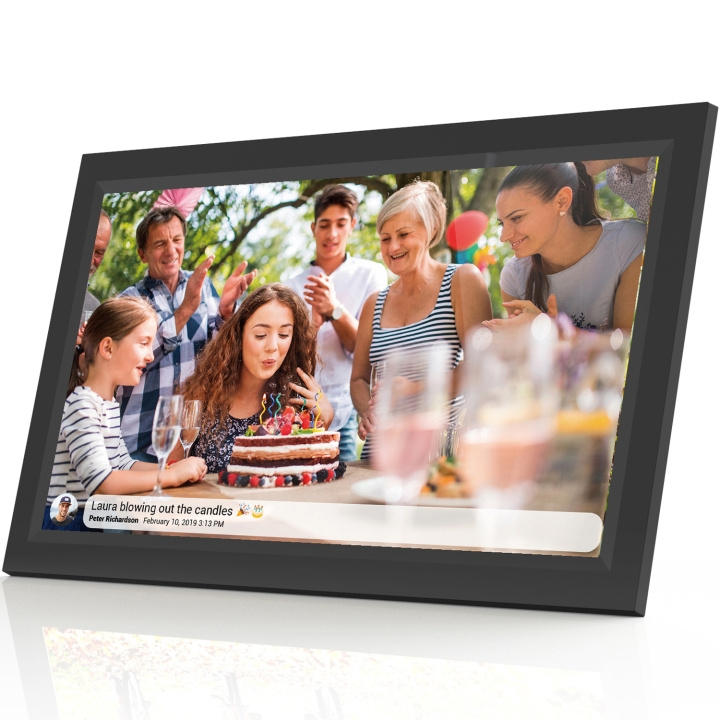 DENVER 15.6” FULL HD digital Wi-Fi photoframe with FRAMEO photo software Black in the group HOME ELECTRONICS / Audio & Picture / Digital photo frame at TP E-commerce Nordic AB (C33843)