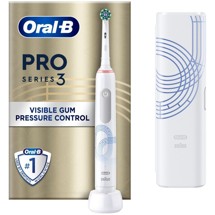 Oral B Eltandborste Pro 3 White Olympics + TC in the group BEAUTY & HEALTH / Oral care / Electric toothbrushes at TP E-commerce Nordic AB (C33850)
