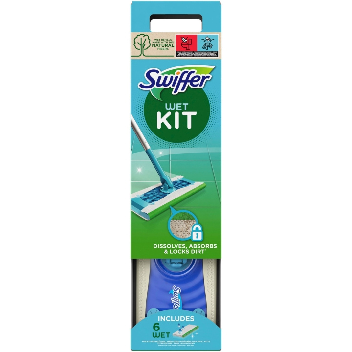 Swiffer Sweeper Startkit 1 Rengöringsmopp, wet in the group HOME, HOUSEHOLD & GARDEN / Cleaning products / Other cleaning accessories at TP E-commerce Nordic AB (C33877)