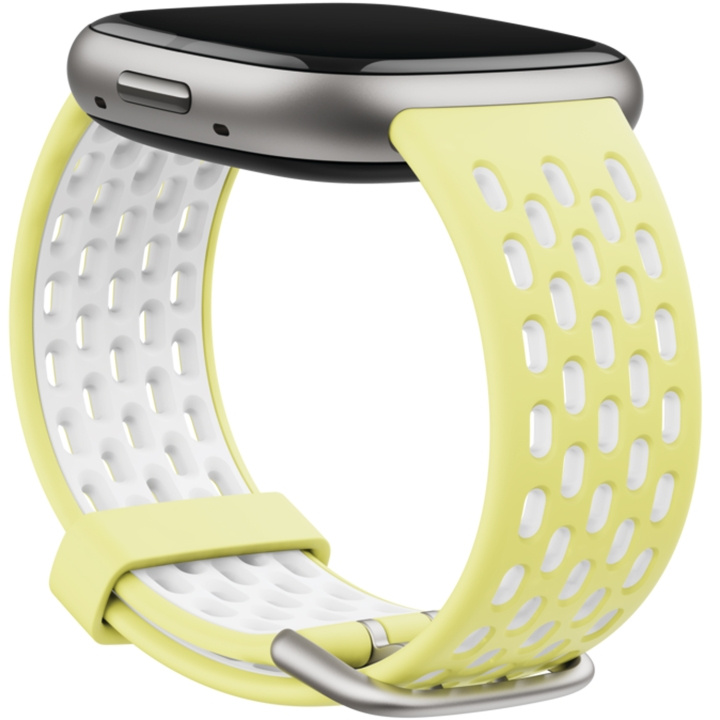 Fitbit Versa 3/4,Sense/2 Sprtbnd Glow Up/Frost Wht L in the group Sport, leisure & Hobby / Smartwatch & Activity trackers / Accessories at TP E-commerce Nordic AB (C33903)