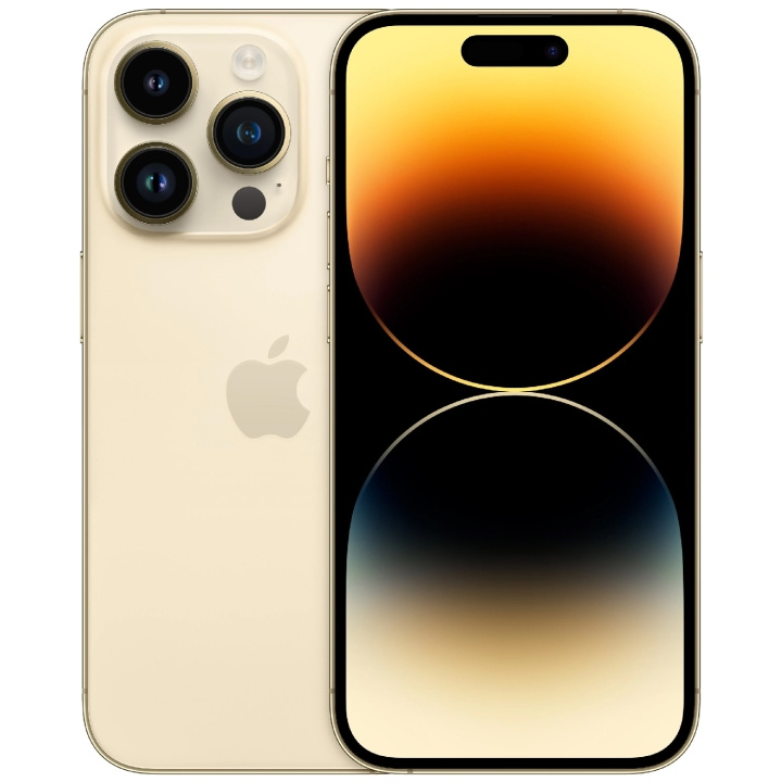Apple iPhone 14 Pro 128GB Gold in the group SMARTPHONE & TABLETS / Mobile phones & smartphones at TP E-commerce Nordic AB (C33919)