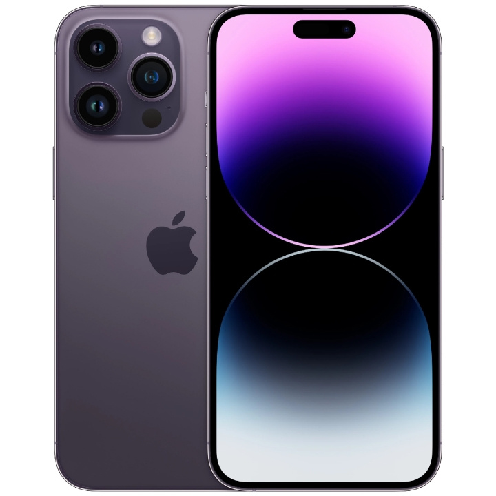 Apple iPhone 14 Pro Max 128GB Deep Purple in the group SMARTPHONE & TABLETS / Mobile phones & smartphones at TP E-commerce Nordic AB (C33928)