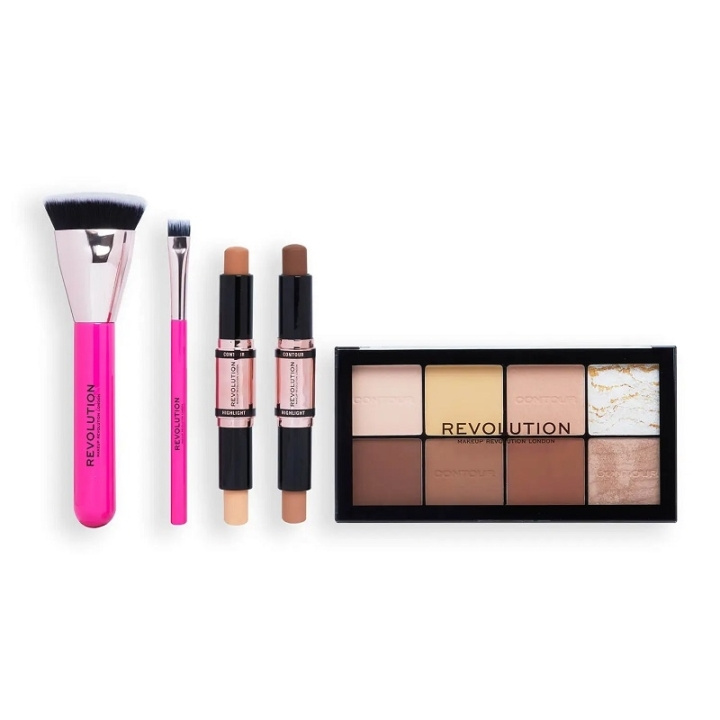 Makeup Revolution All About The Contour Gift Set in the group BEAUTY & HEALTH / Gift sets / Gift sets for her at TP E-commerce Nordic AB (C33935)